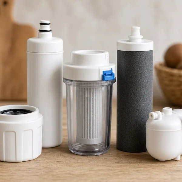 Linh kiện máy lọc nước – Bơm, nguồn, van, bình áp và vòi