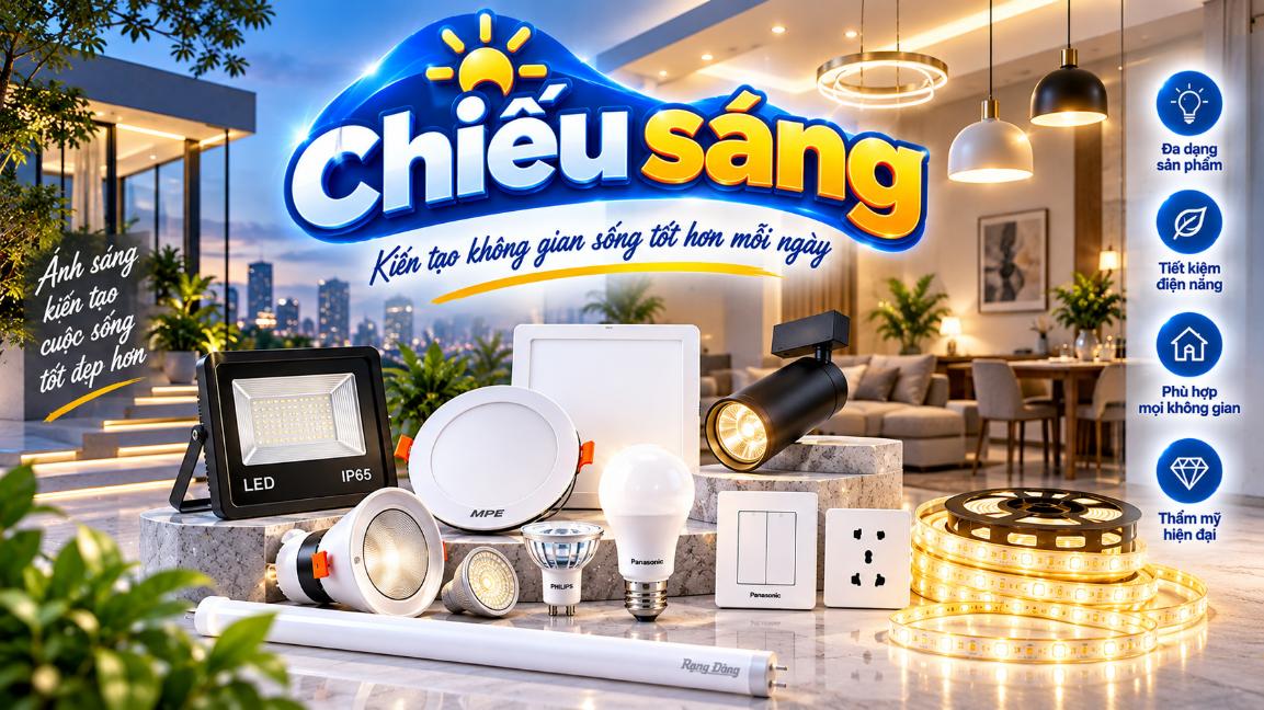 Phần 6- Phổ thông: Chiếu sáng – Sản phẩm, thông số và cách chọn cho nhà phố
