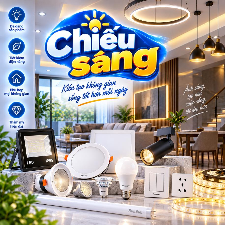 Phần 6- Phổ thông: Chiếu sáng – Sản phẩm, thông số và cách chọn cho nhà phố