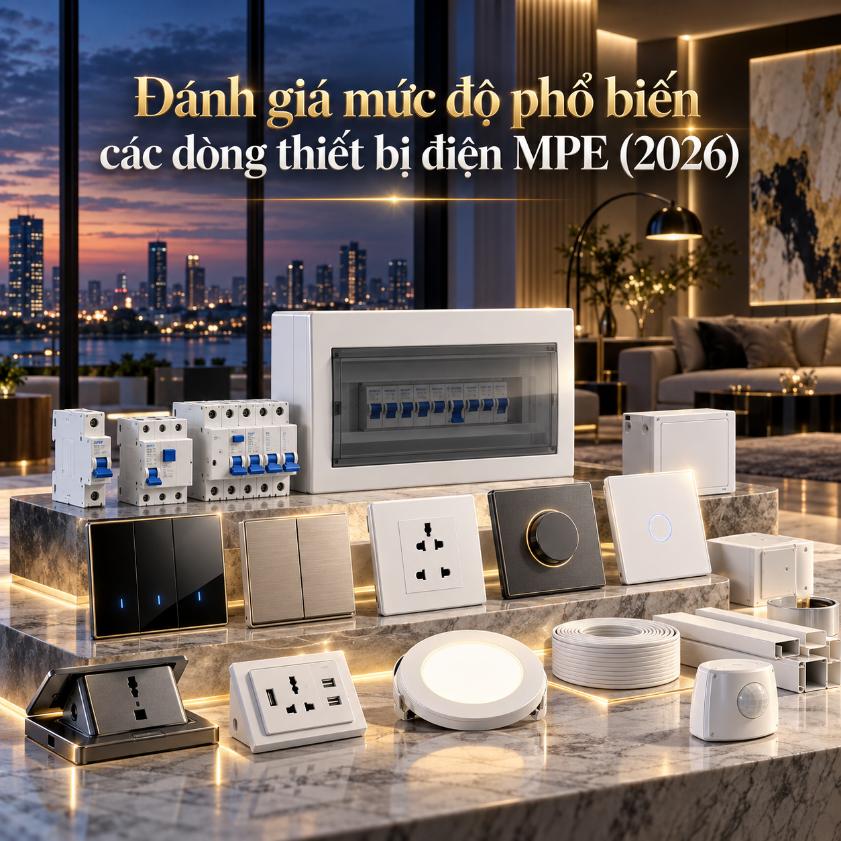 Đánh giá các dòng thiết bị điện MPE phổ biến năm 2026