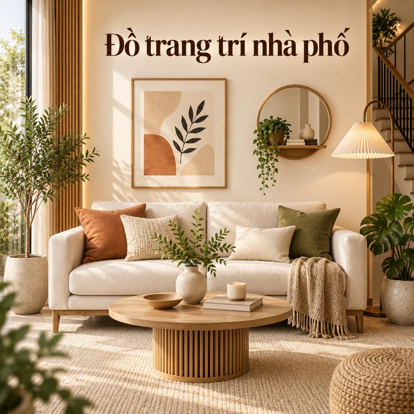 Những món đồ trang trí phổ biến dành cho nhà phố: Gợi ý theo từng không gian