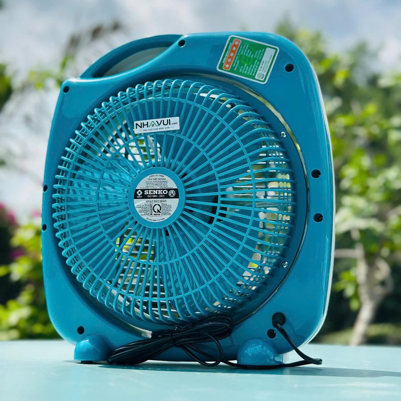 Quạt hộp Senko BD1012 40W 3 cánh màu Kem Môn, Kem Cốm, Kem Xám