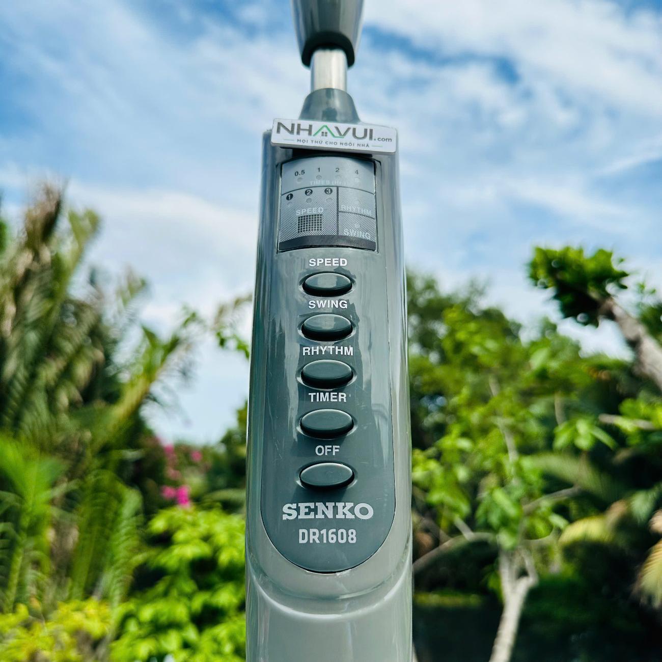 Quạt đứng điều khiển từ xa Senko DR1608 7 cánh 39cm