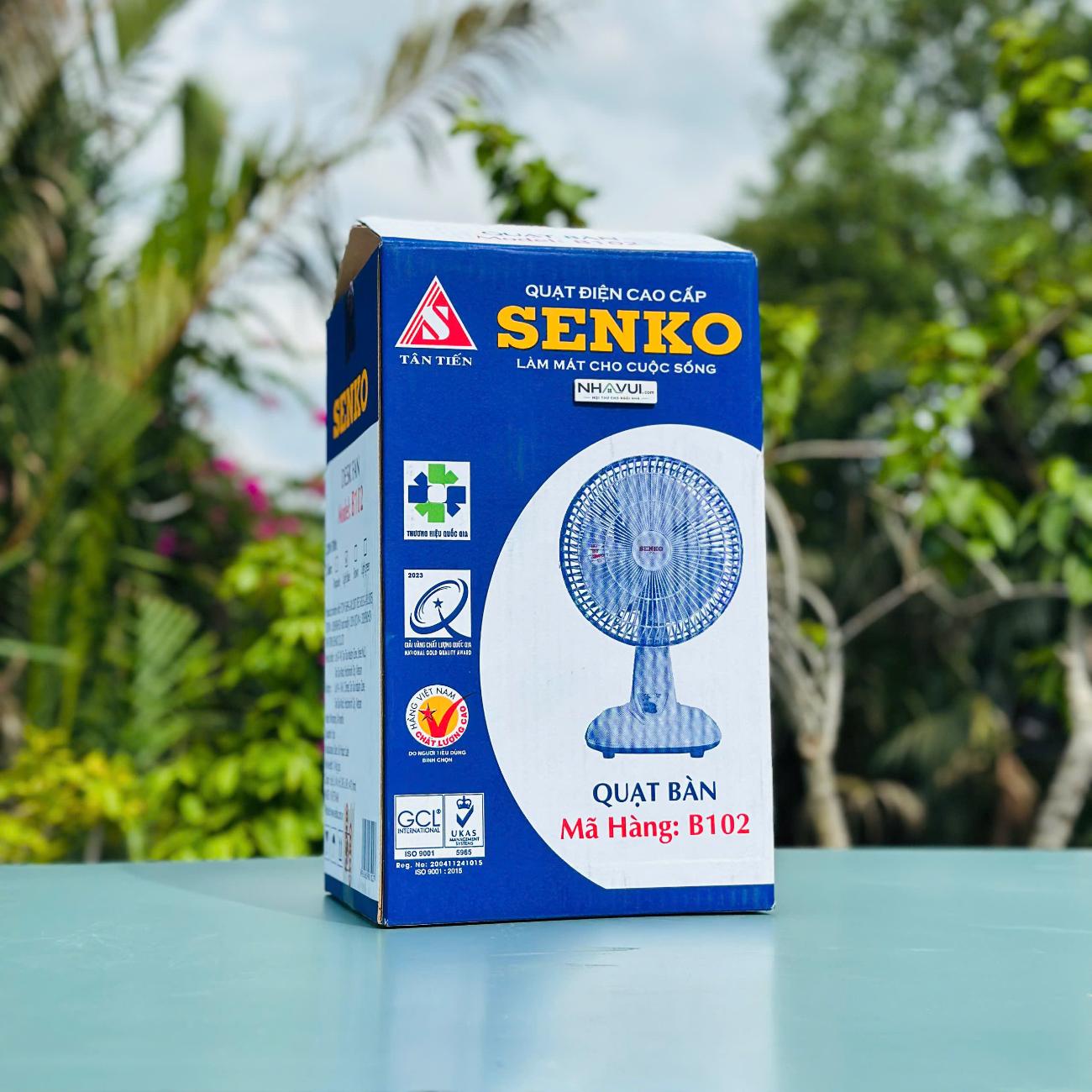 Quạt bàn mini Senko B102 2 tấc 28W