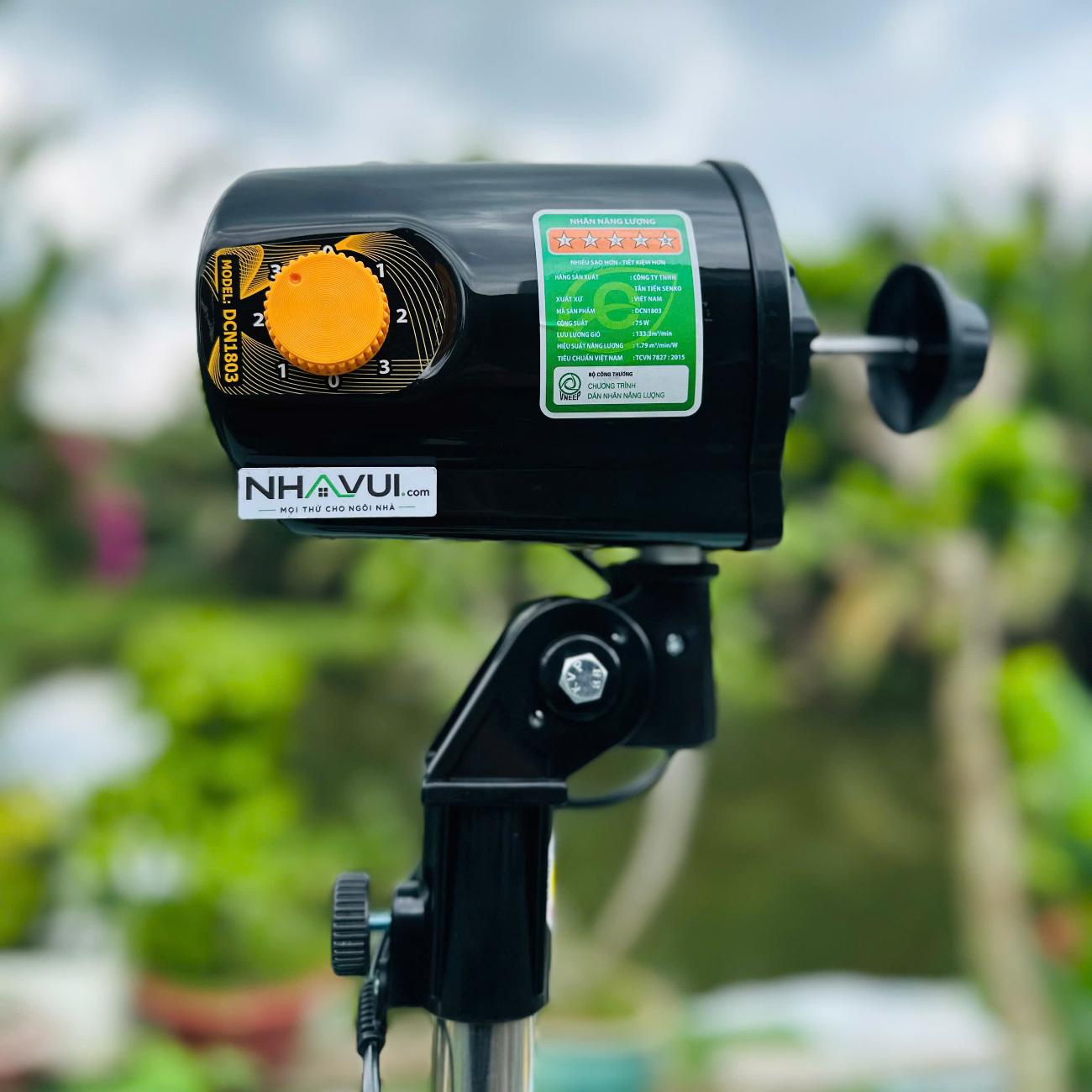 Quạt đứng Senko DCN1803 75W – điều chỉnh chiều cao, dùng làm mát không gian sinh hoạt