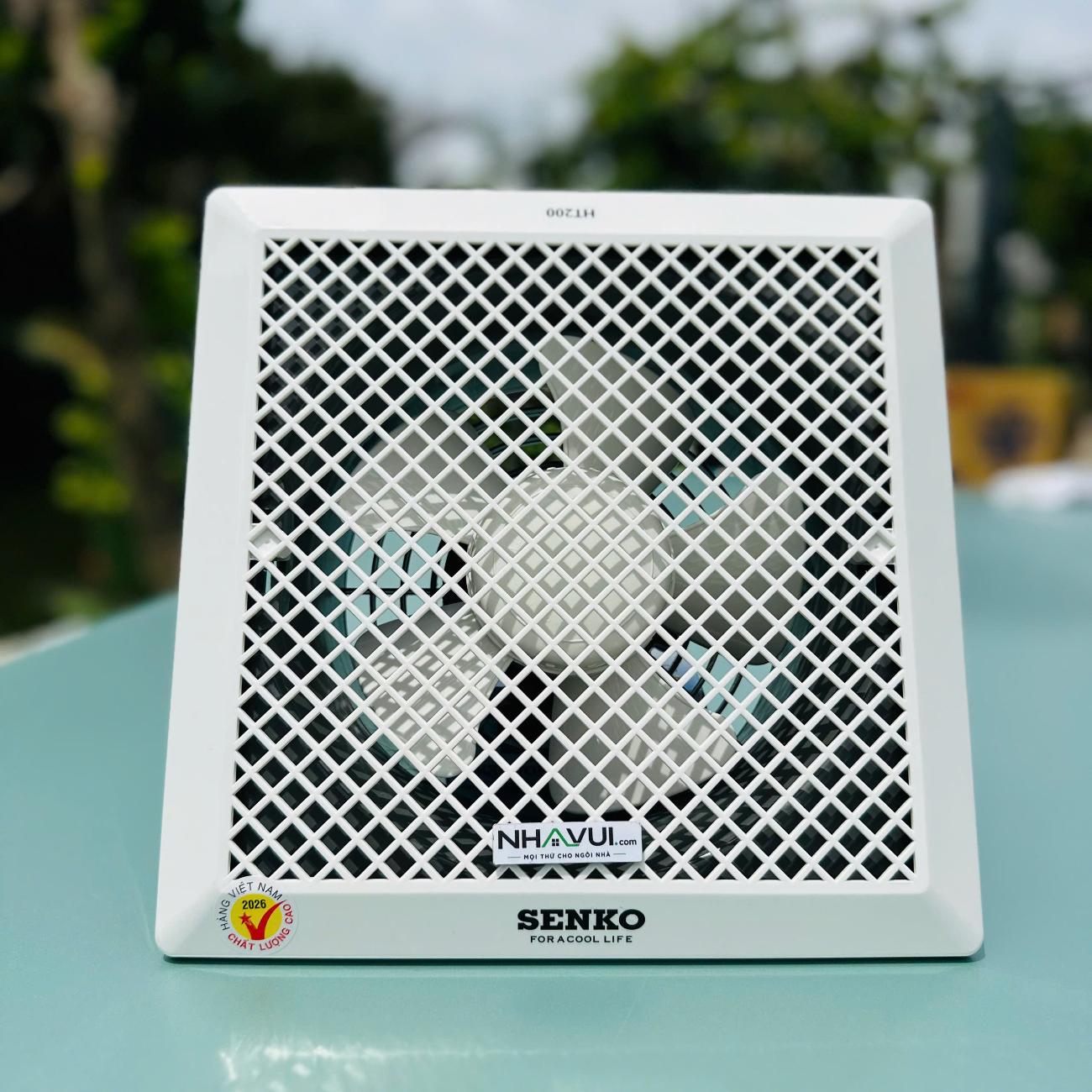 Quạt hút âm trần Senko HT200 35W 1 chiều màu trắng