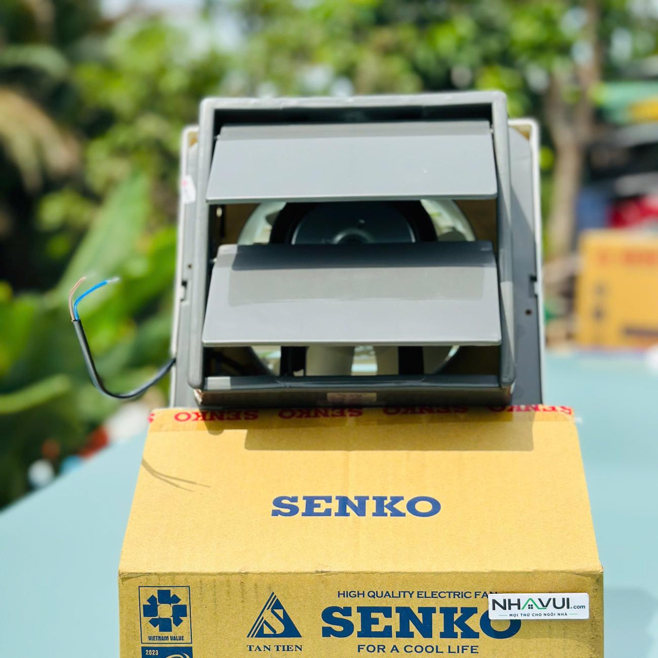 Quạt hút Senko H150 30W 2 chiều cánh 15cm khung âm tường 200x200mm
