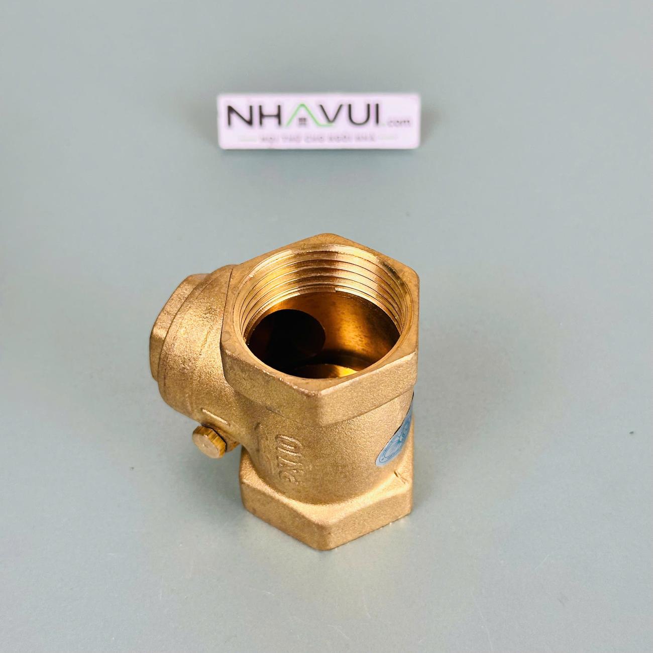 Van một chiều đồng lá lật DN25 1 inch PN10