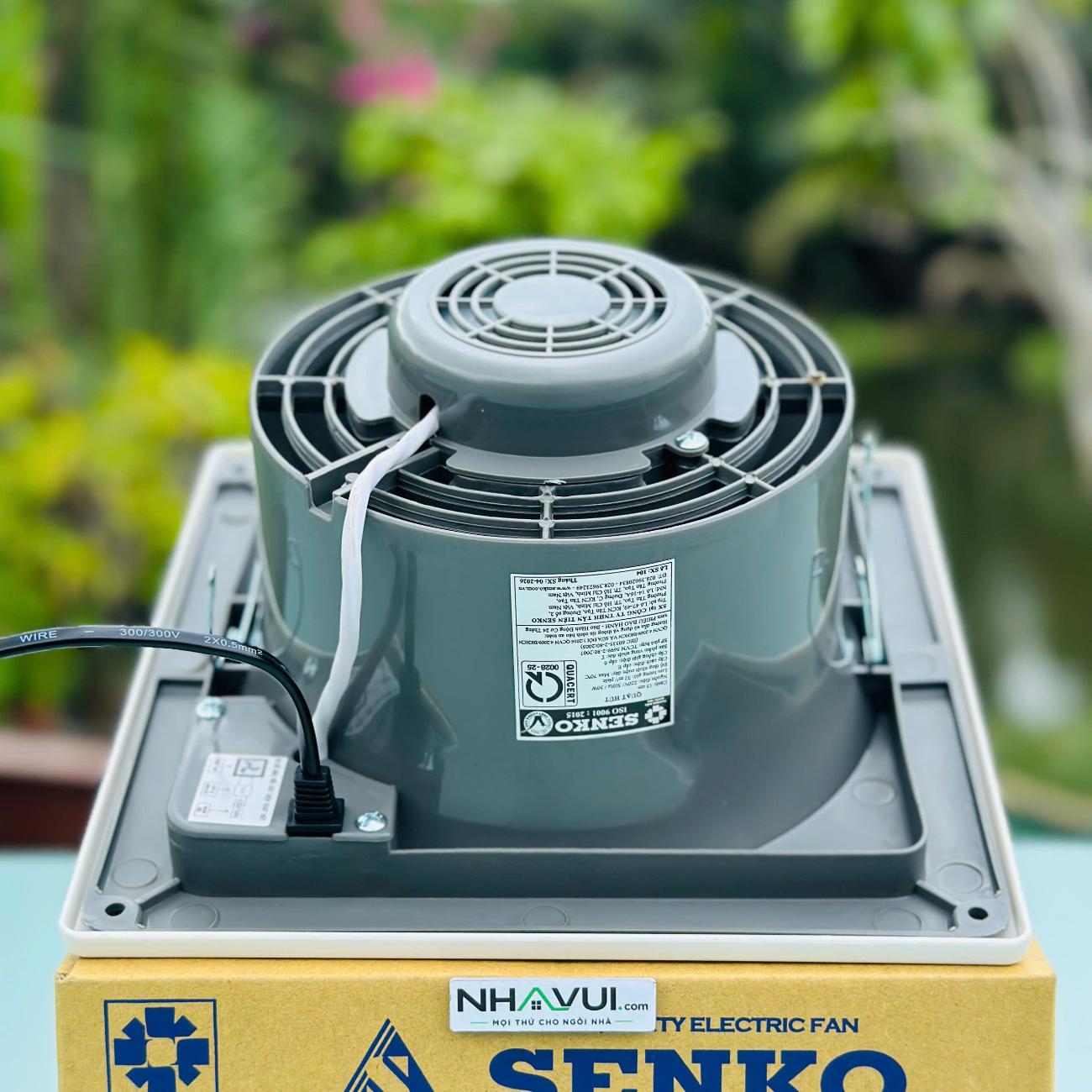 Quạt hút âm trần Senko HT150 30W 1 chiều màu trắng
