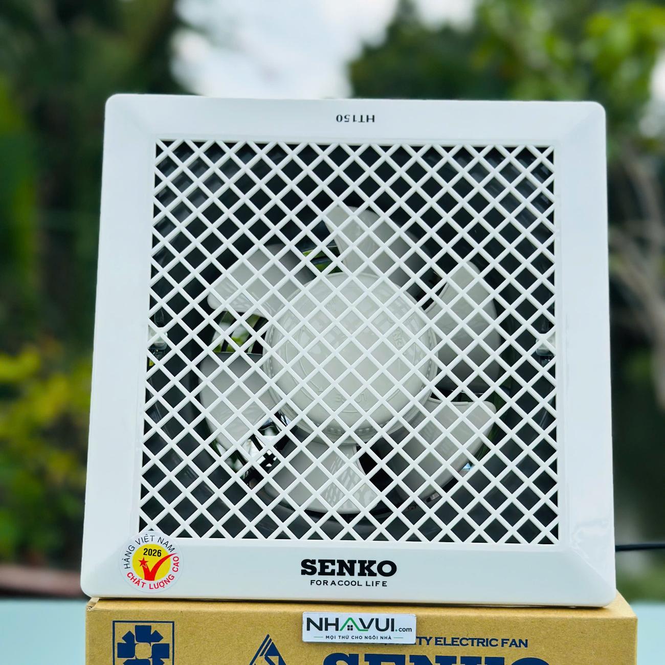 Quạt hút âm trần Senko HT150 30W 1 chiều màu trắng