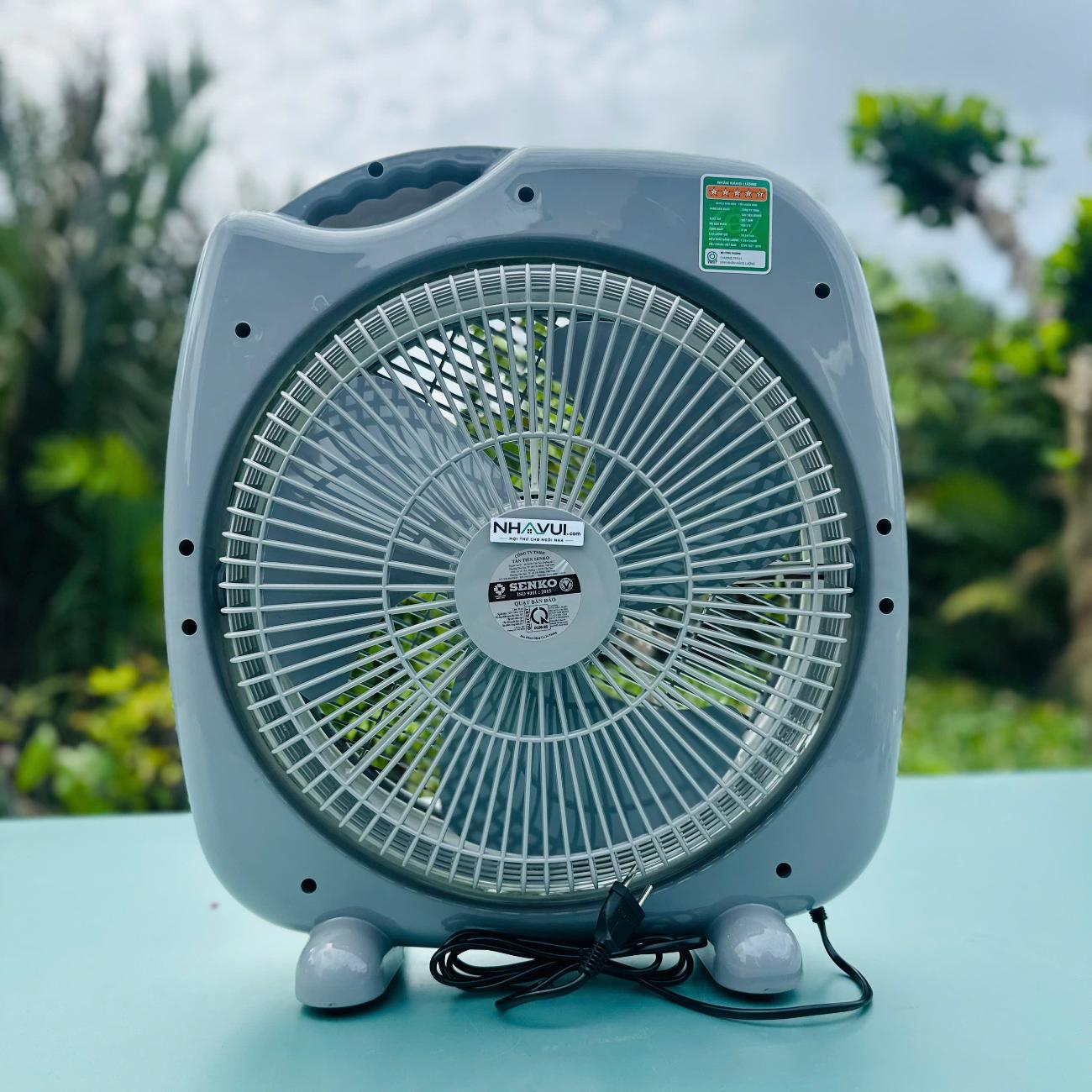 Quạt hộp Senko BD1410 47W 3 tốc độ gió màu Kem Cốm, Kem Môn, Kem Xám