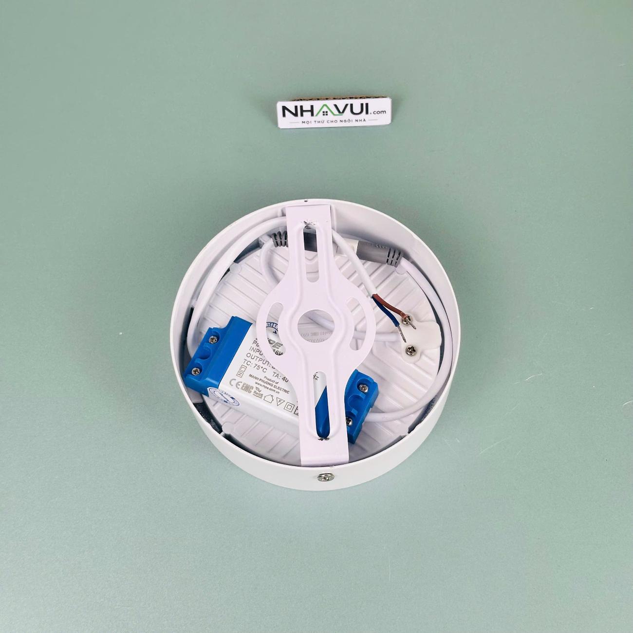 Đèn LED ốp nổi tràn viền MPE Seri SRDL mặt tròn