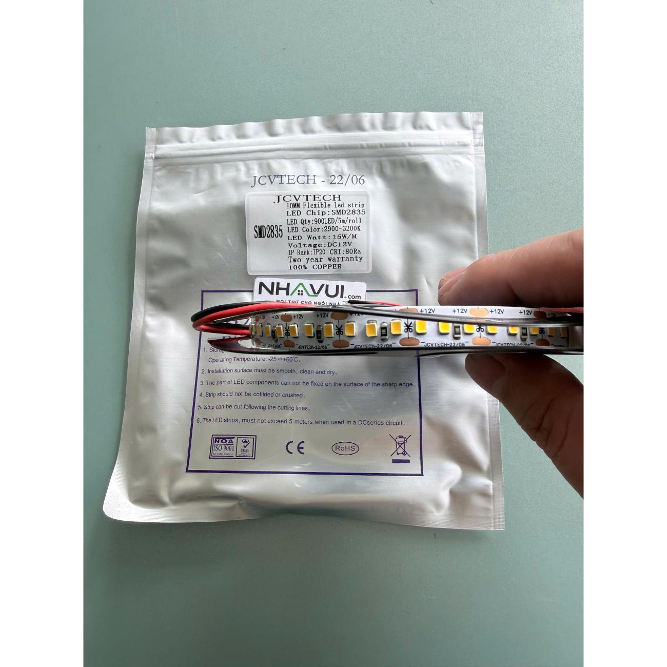 Đèn LED dây JCVTECH SMD2835 15W 12V