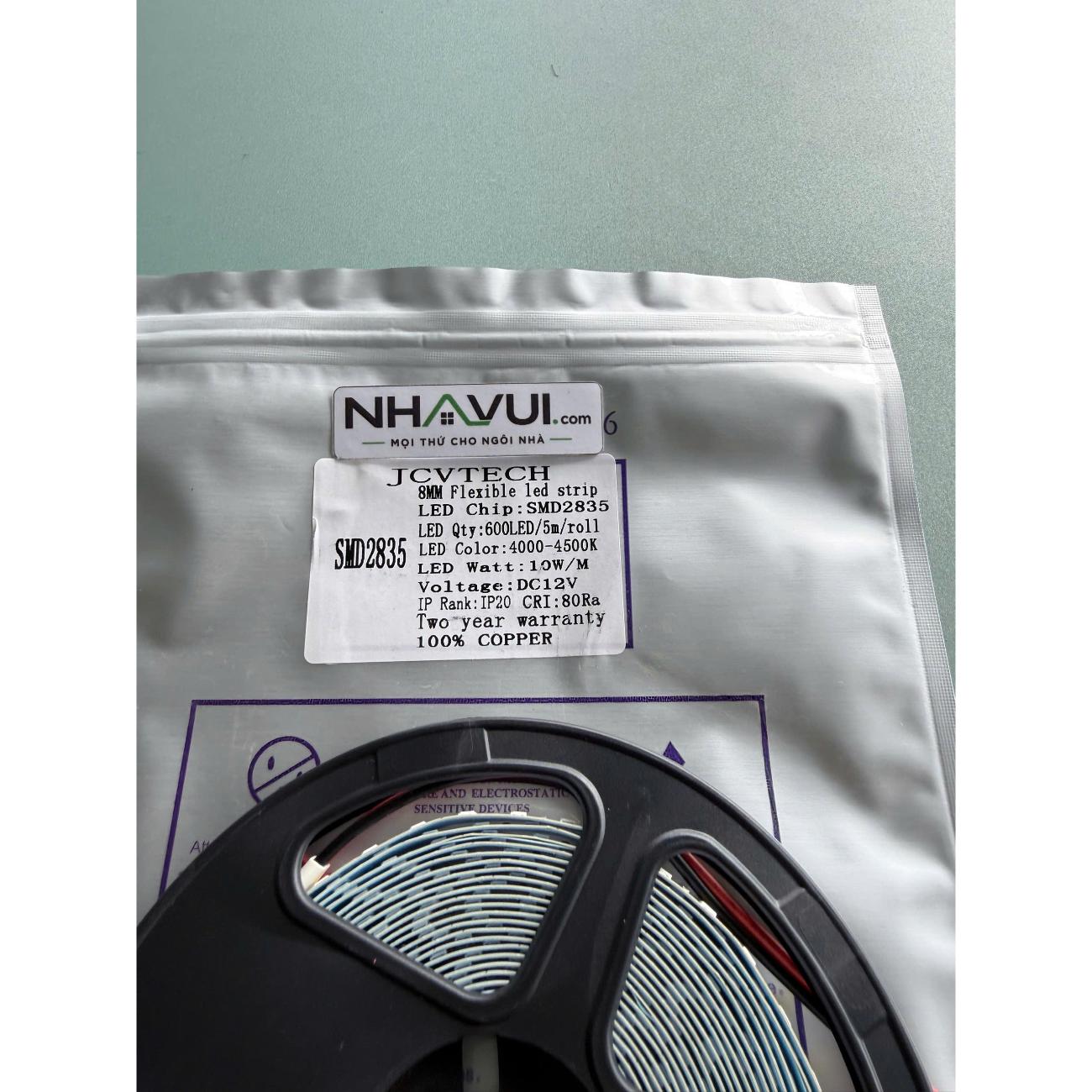 Đèn LED dây JCVTECH SMD2835 10W 12V