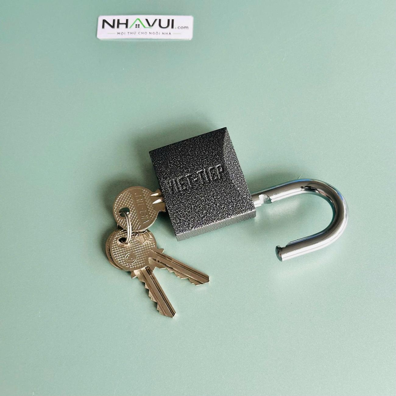 Khóa treo bấm gang Việt Tiệp 01565