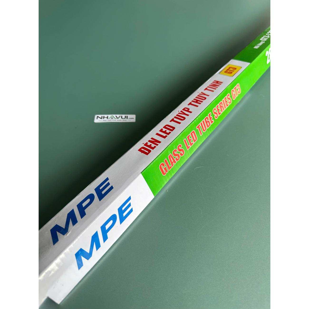 Đèn LED Tube thủy tinh MPE GT3-120T 28W 1.2m