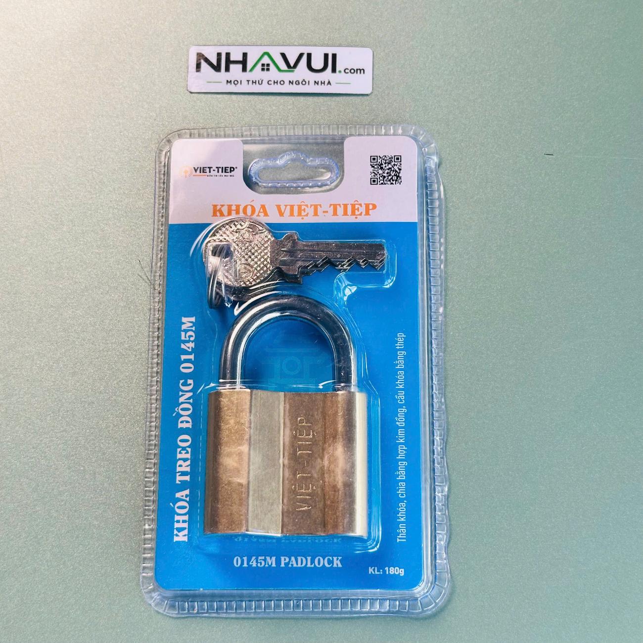 Khóa treo đồng thường Việt Tiệp 0145M