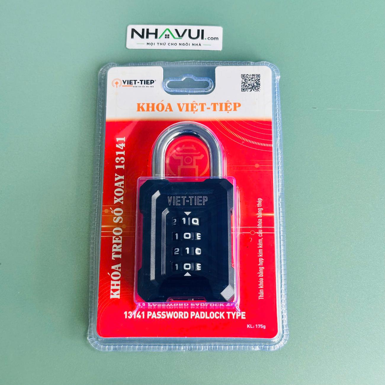 Khóa treo số xoay Việt Tiệp 13141