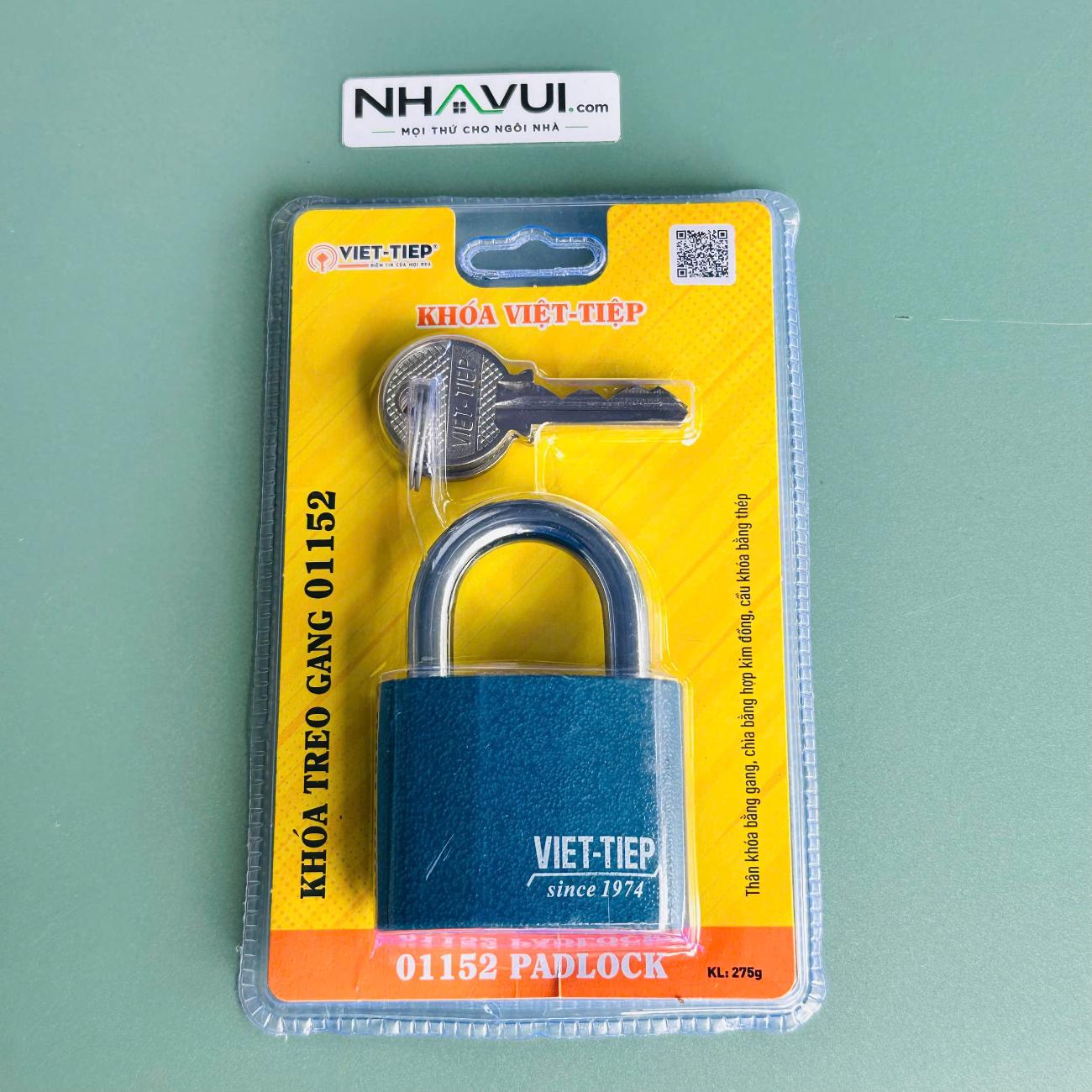 Khóa treo gang Việt Tiệp 01152
