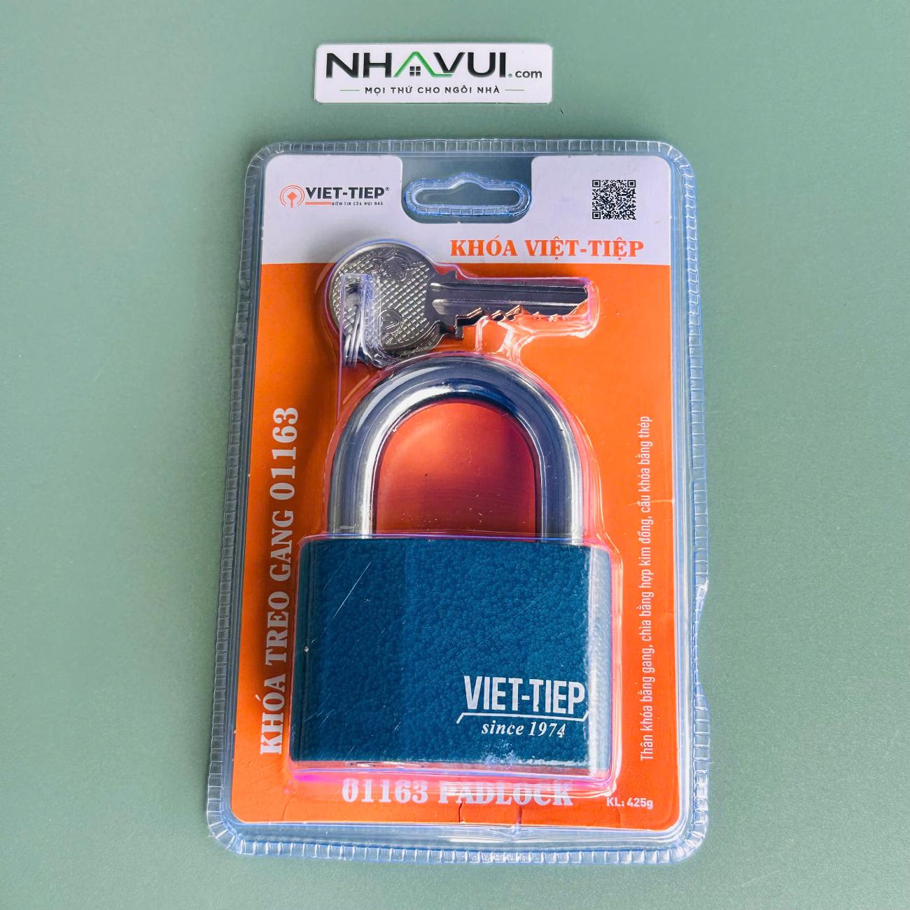 Khóa treo gang Việt Tiệp 01163