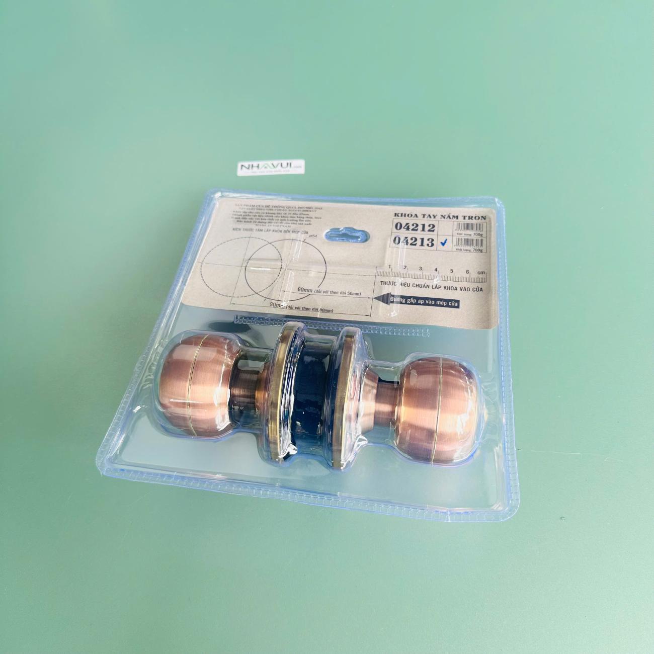 Khóa tay nắm tròn Việt Tiệp 04213