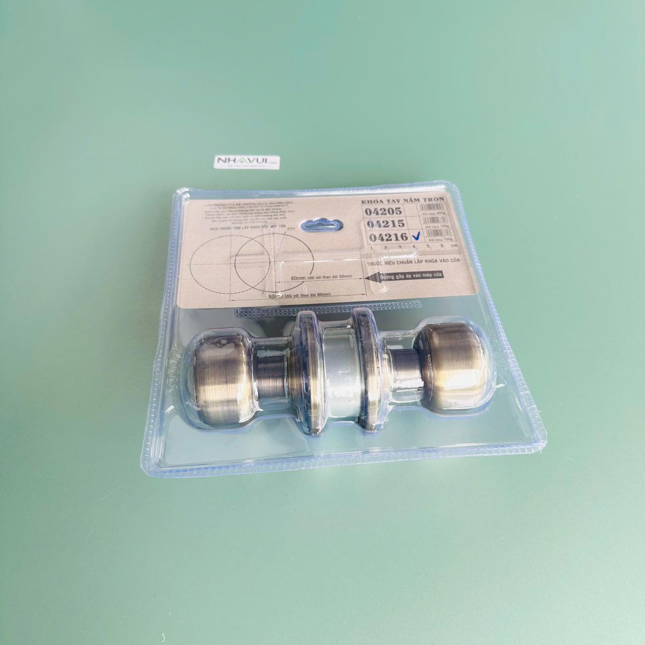Khóa tay nắm tròn Việt Tiệp 04216