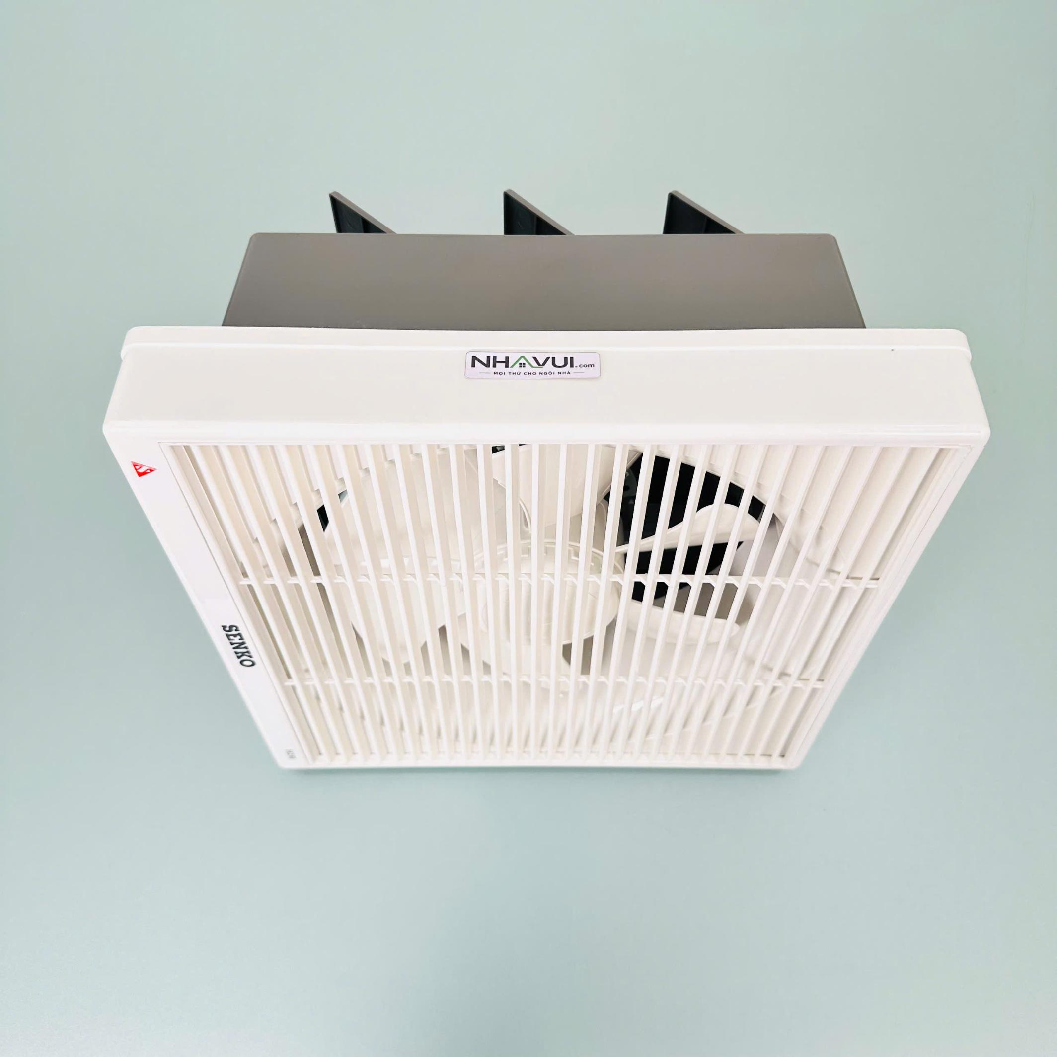 Quạt hút Senko H250 40W 2 chiều khung âm tường 300x300mm