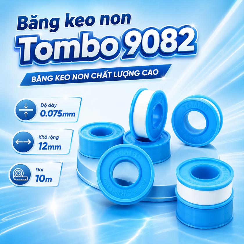 Băng keo non Tombo 9082 0.075mm x 12mm x 10m
