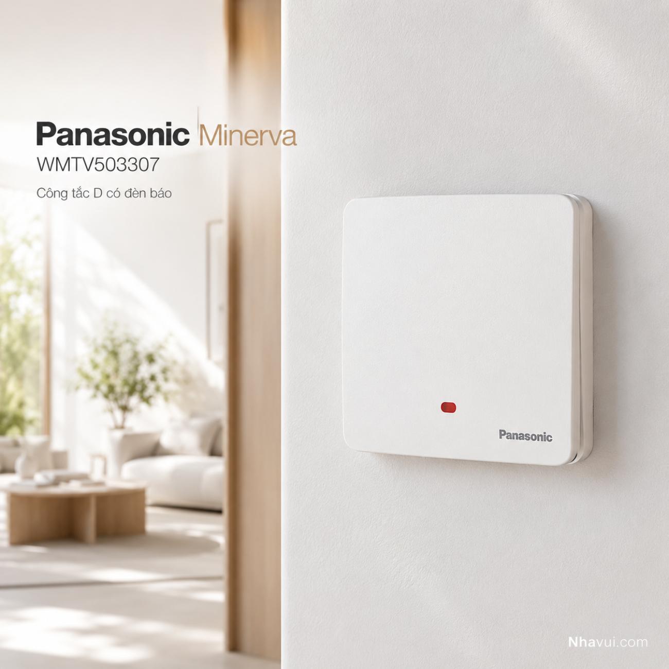 Bộ công tắc D có đèn báo Panasonic Minerva
