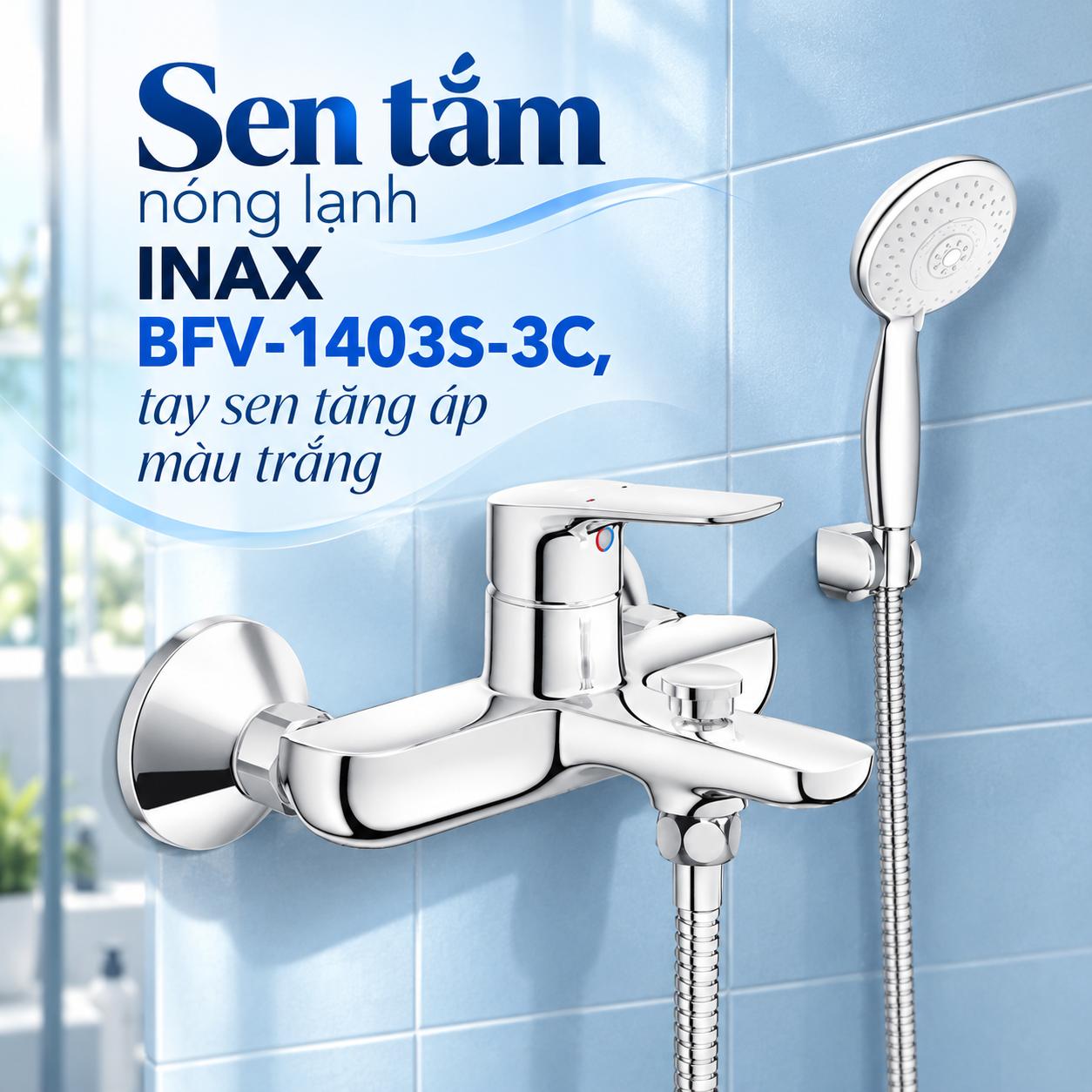 Bộ sen tắm nóng lạnh INAX BFV-1403S-3C