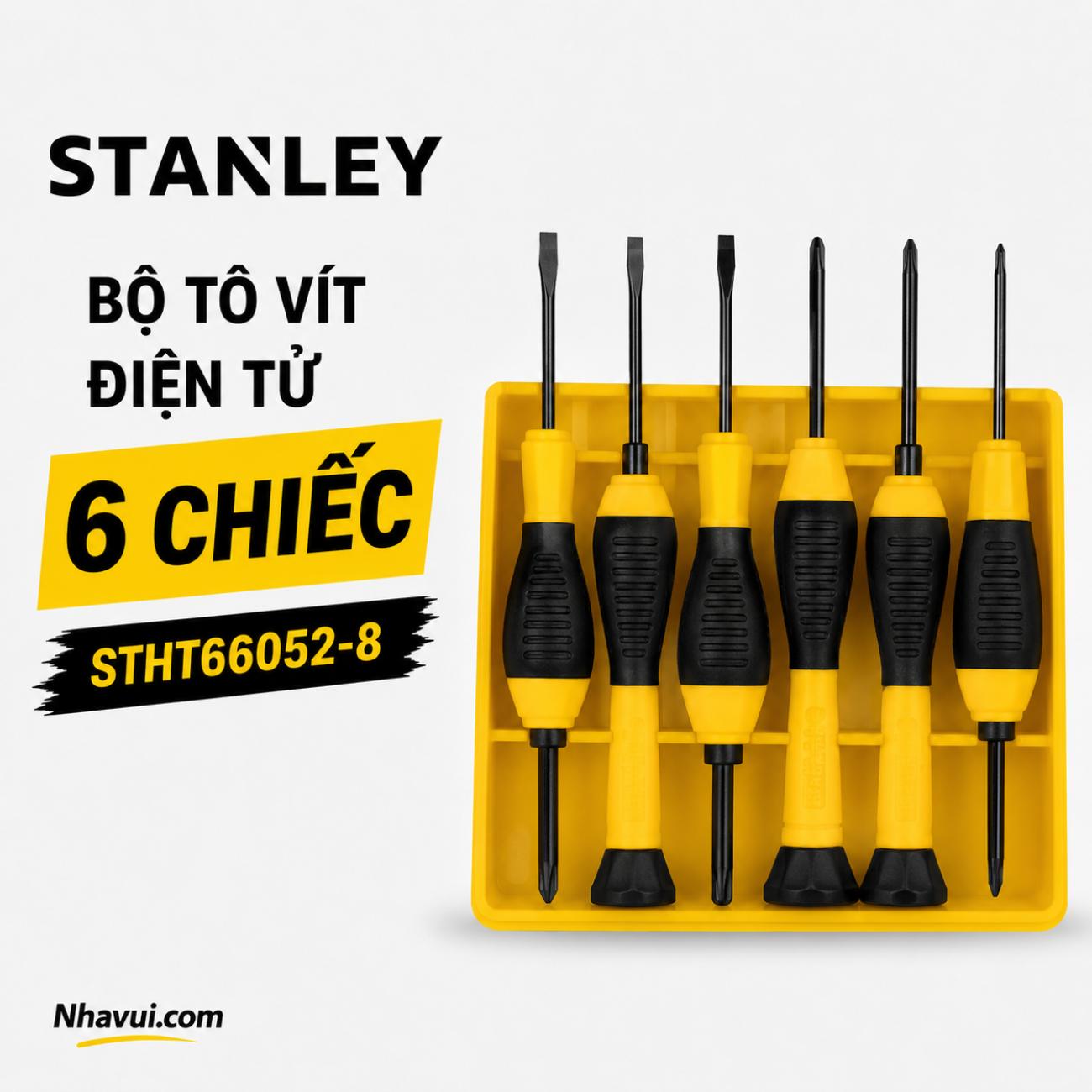 Bộ tô vít điện tử 6 chiếc Stanley STHT66052-8