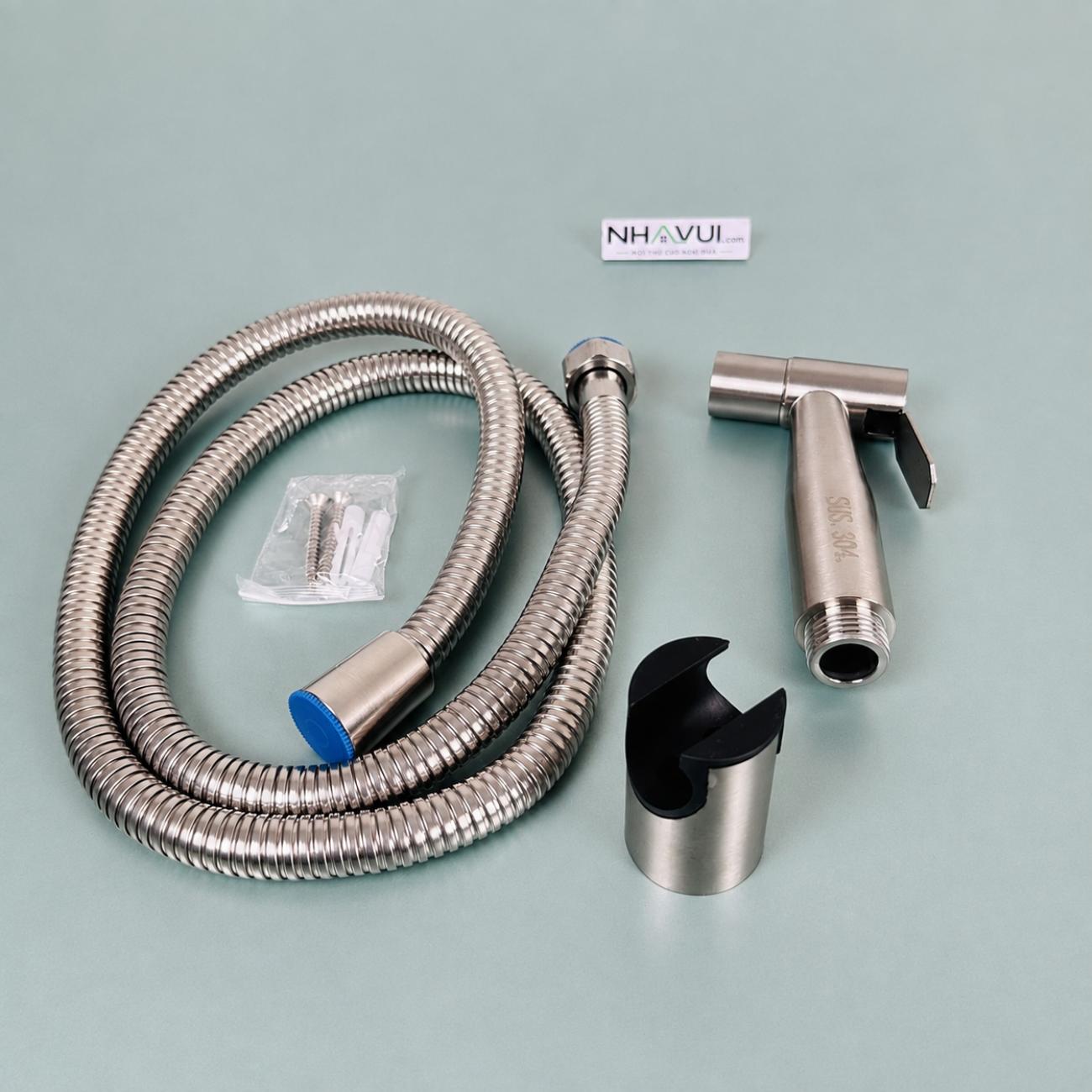 Bộ vòi xịt vệ sinh inox 304 Luco VXI304