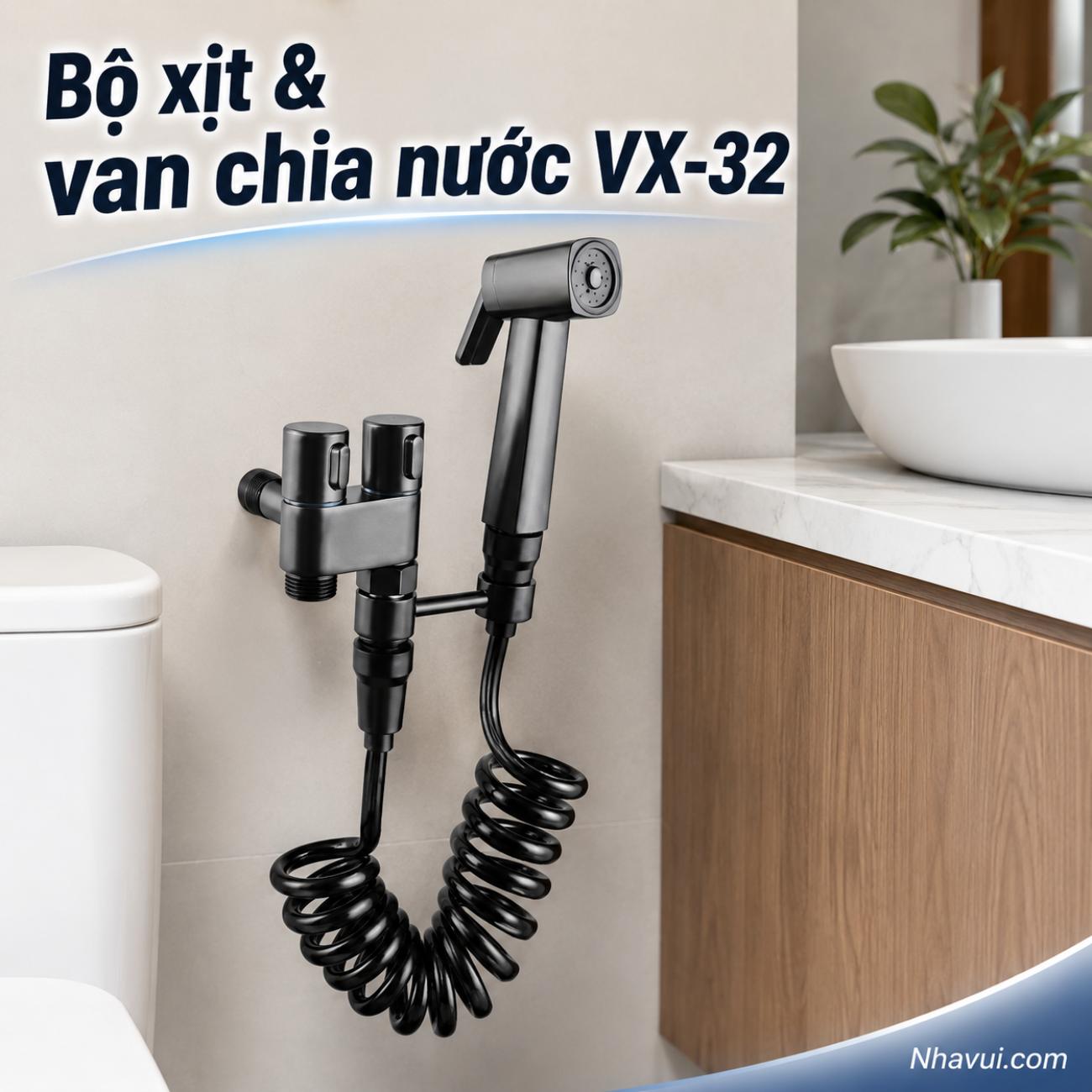 Bộ xịt và van chia nước Vanni VX-32