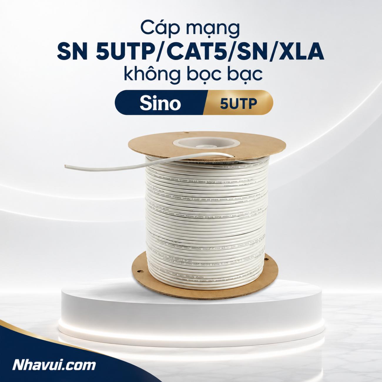 Cáp mạng Sino Cat5e, Cat6 UTP/FTP 305m
