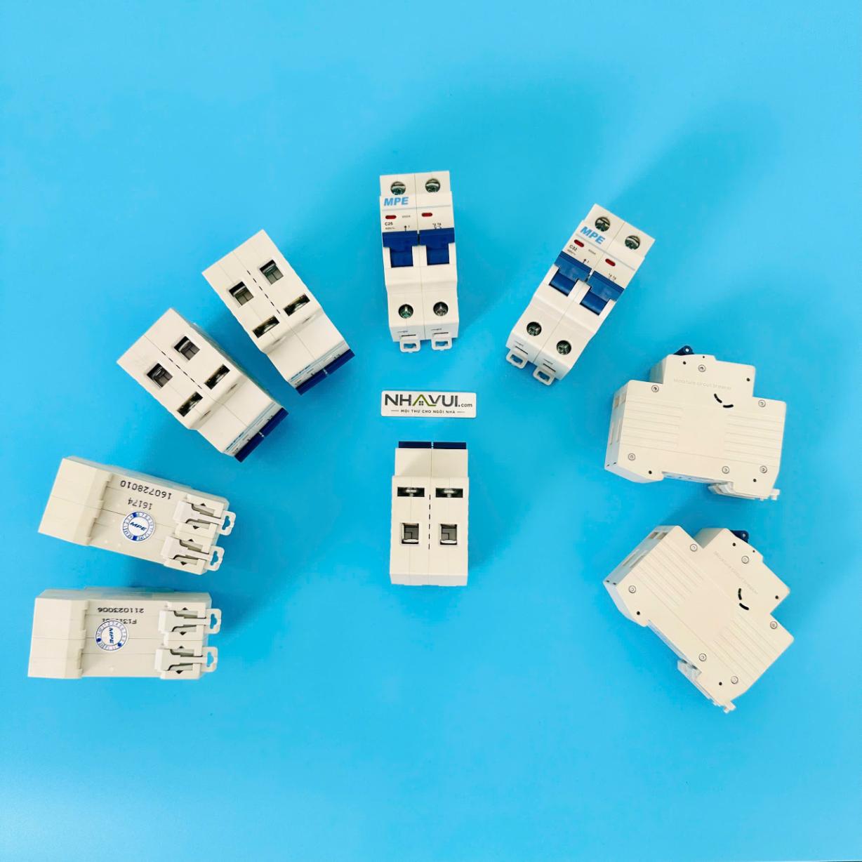 Cầu dao tự động MCB MPE MP6 2P 6kA
