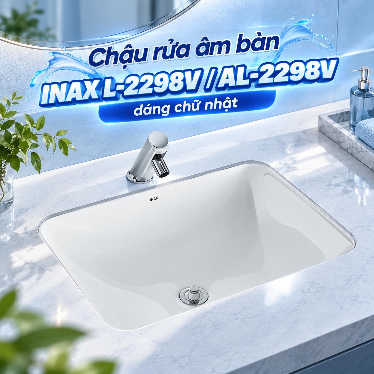 Chậu rửa âm bàn INAX L-2298V / AL-2298V