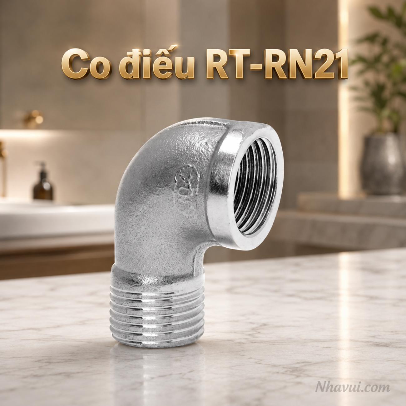Co điếu RT-RN21 Vanni đồng thau mạ crome