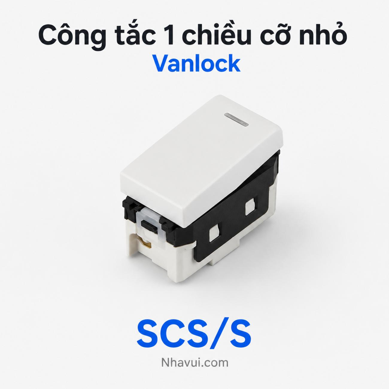 Công tắc 1 chiều cỡ nhỏ Sino SCS/S
