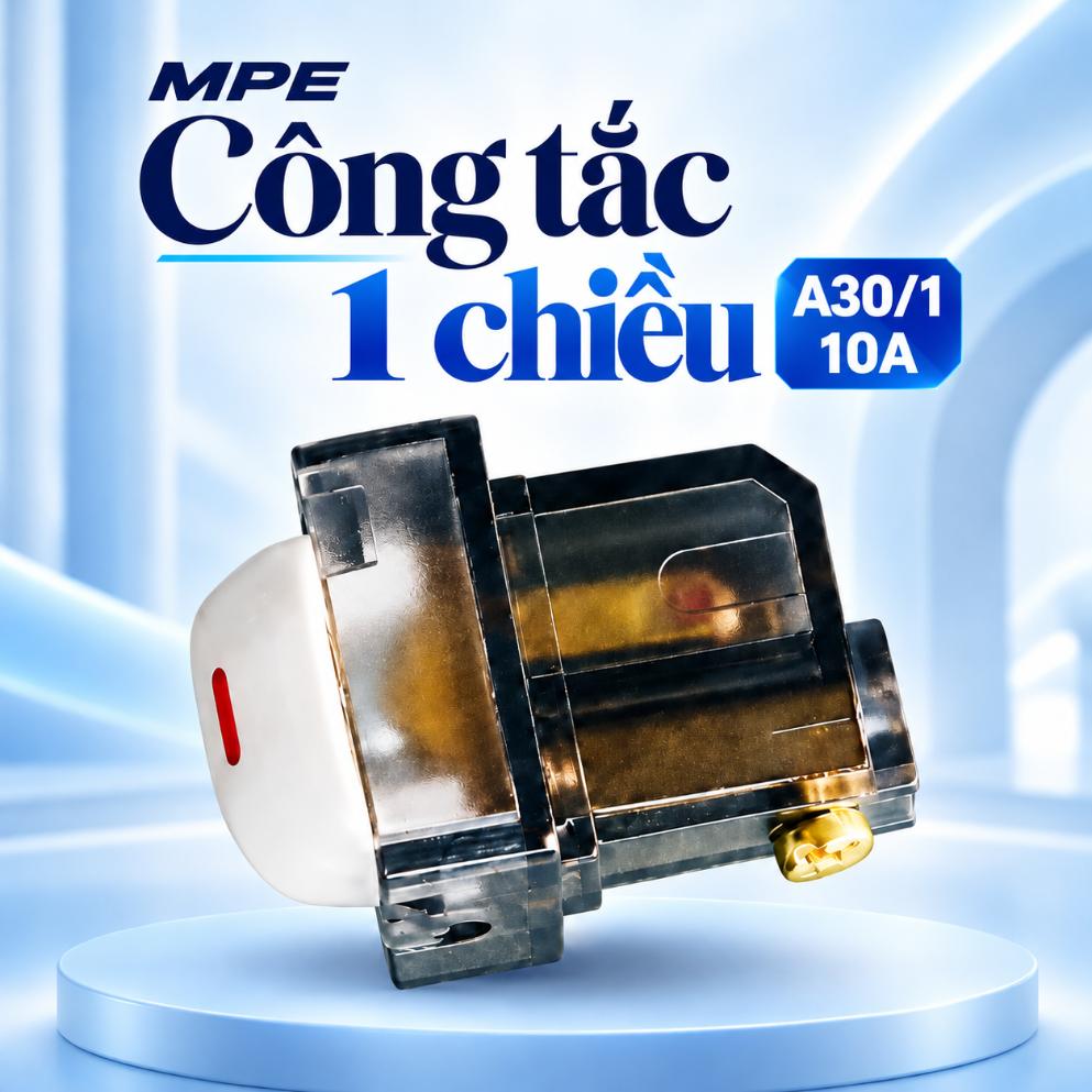 Công tắc 1 chiều MPE A30/1 10A