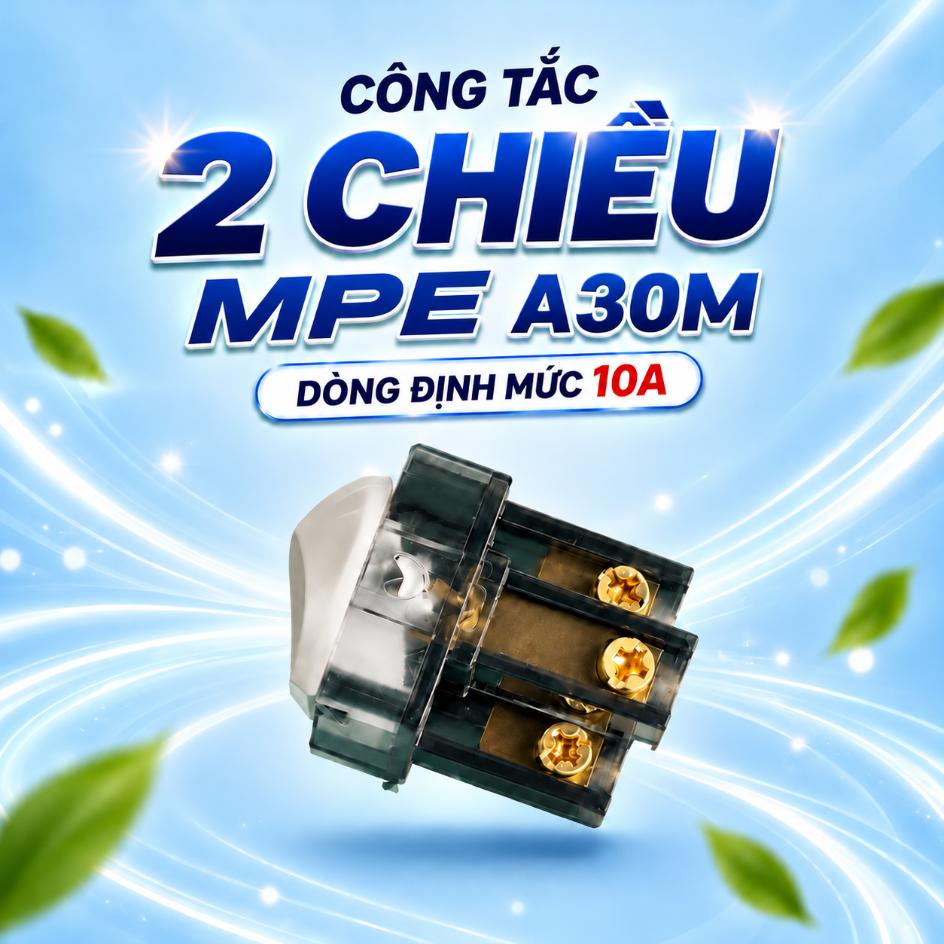 Công tắc 2 chiều MPE A30M 10A