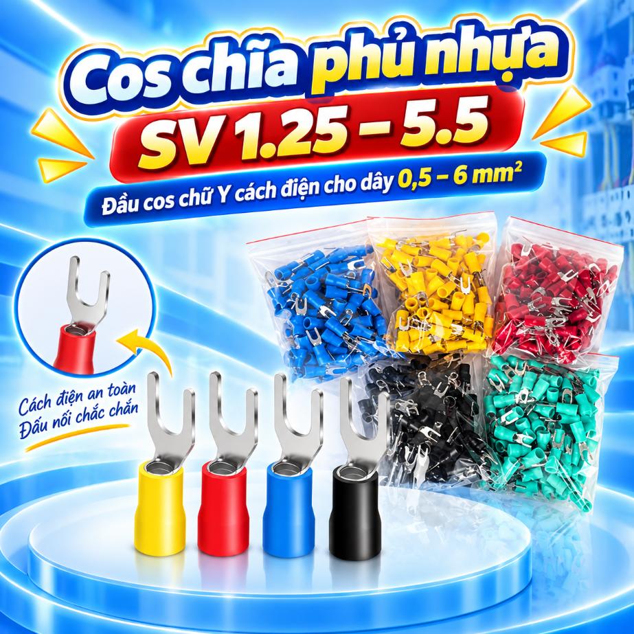 Cos chĩa phủ nhựa