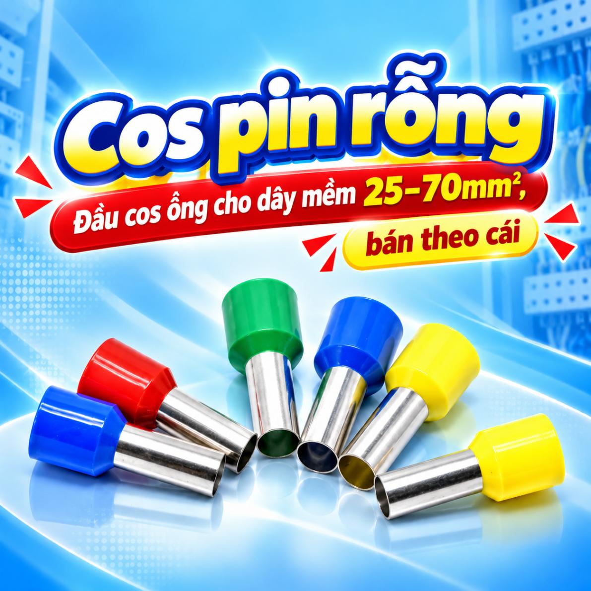 Cos pin rỗng - bán theo cái