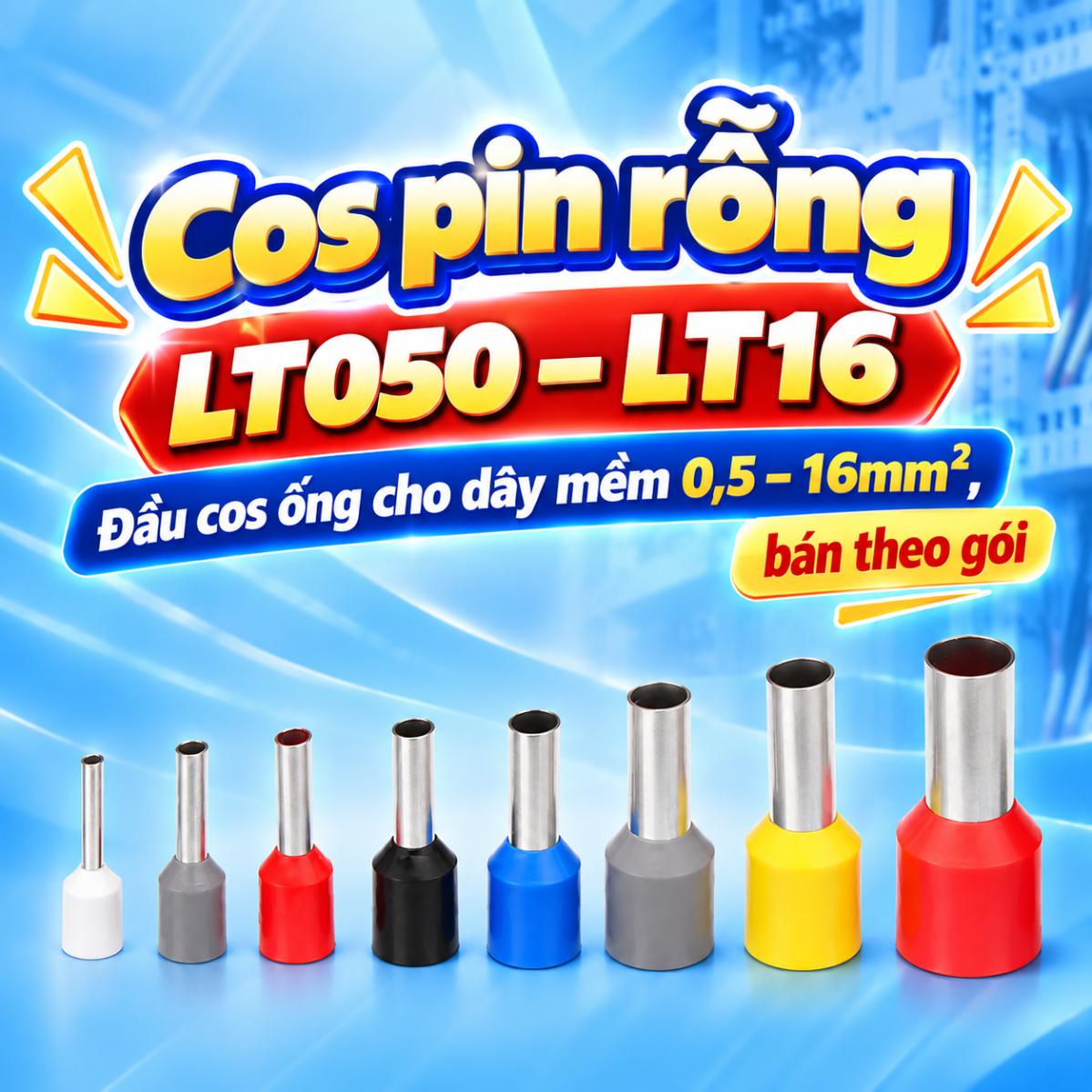 Cos pin rỗng - bán theo gói