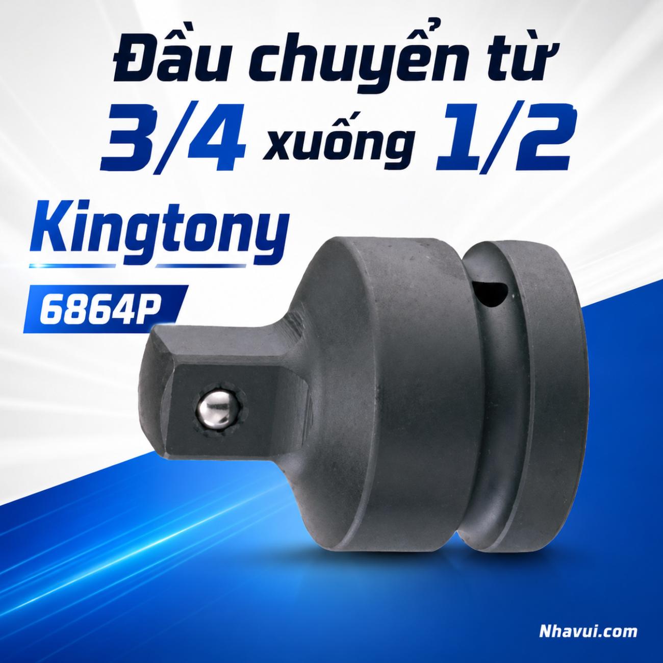 Đầu chuyển từ 3/4 inch xuống 1/2 inch Kingtony 6864P