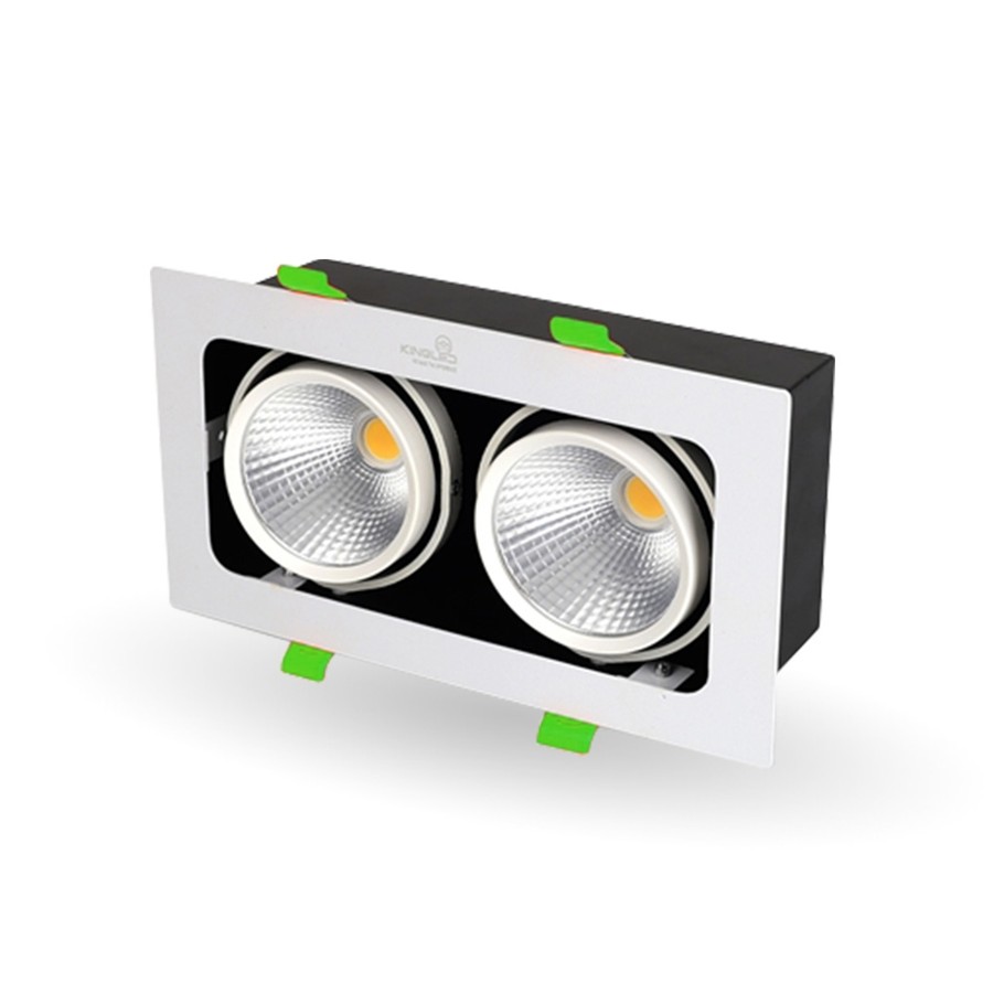 Đèn LED âm trần rọi đôi Kingled GL 2x10W