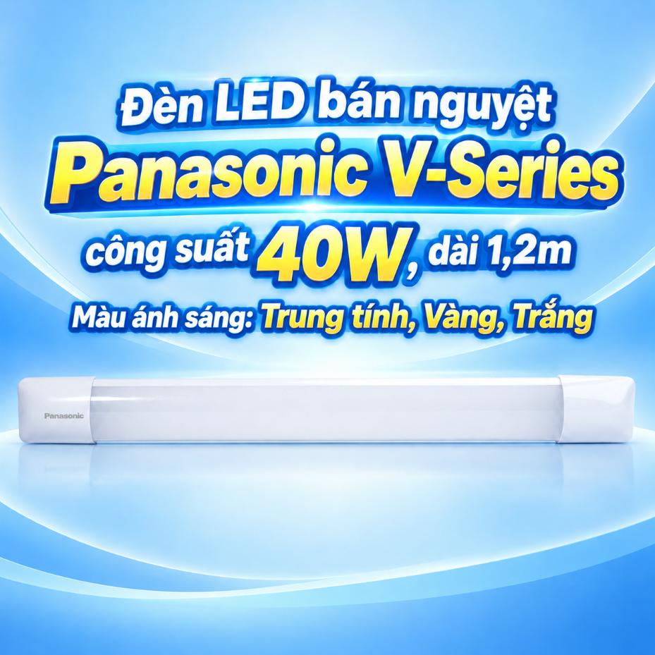 Đèn LED bán nguyệt Panasonic V-Series 40W dài 1,2m