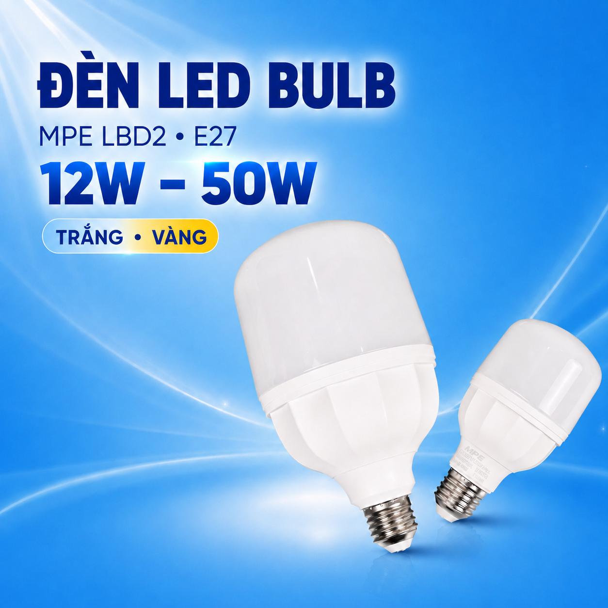 Đèn LED Bulb MPE LBD2 E27