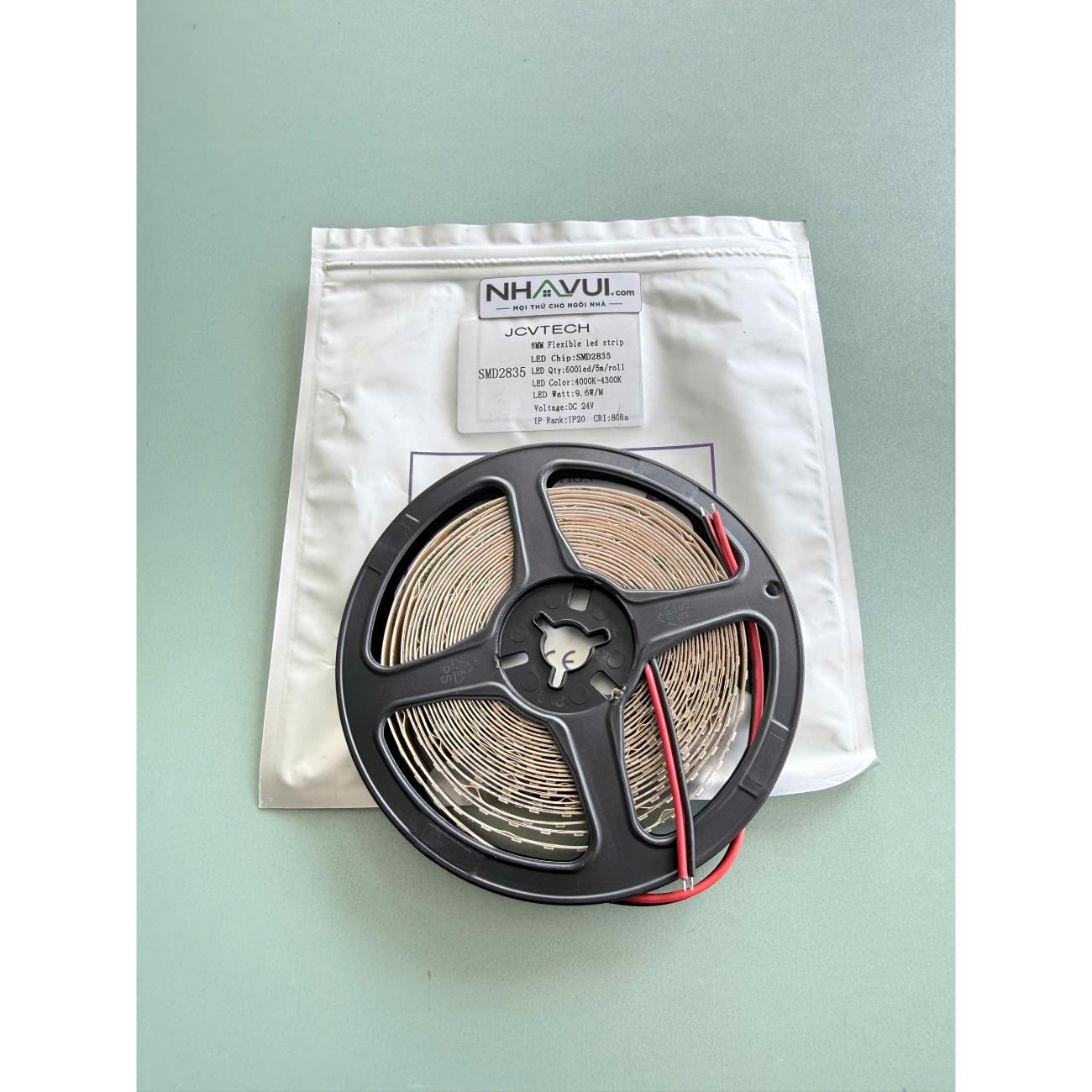 Đèn LED dây JCVTECH SMD2835 9.6W 12V/24V