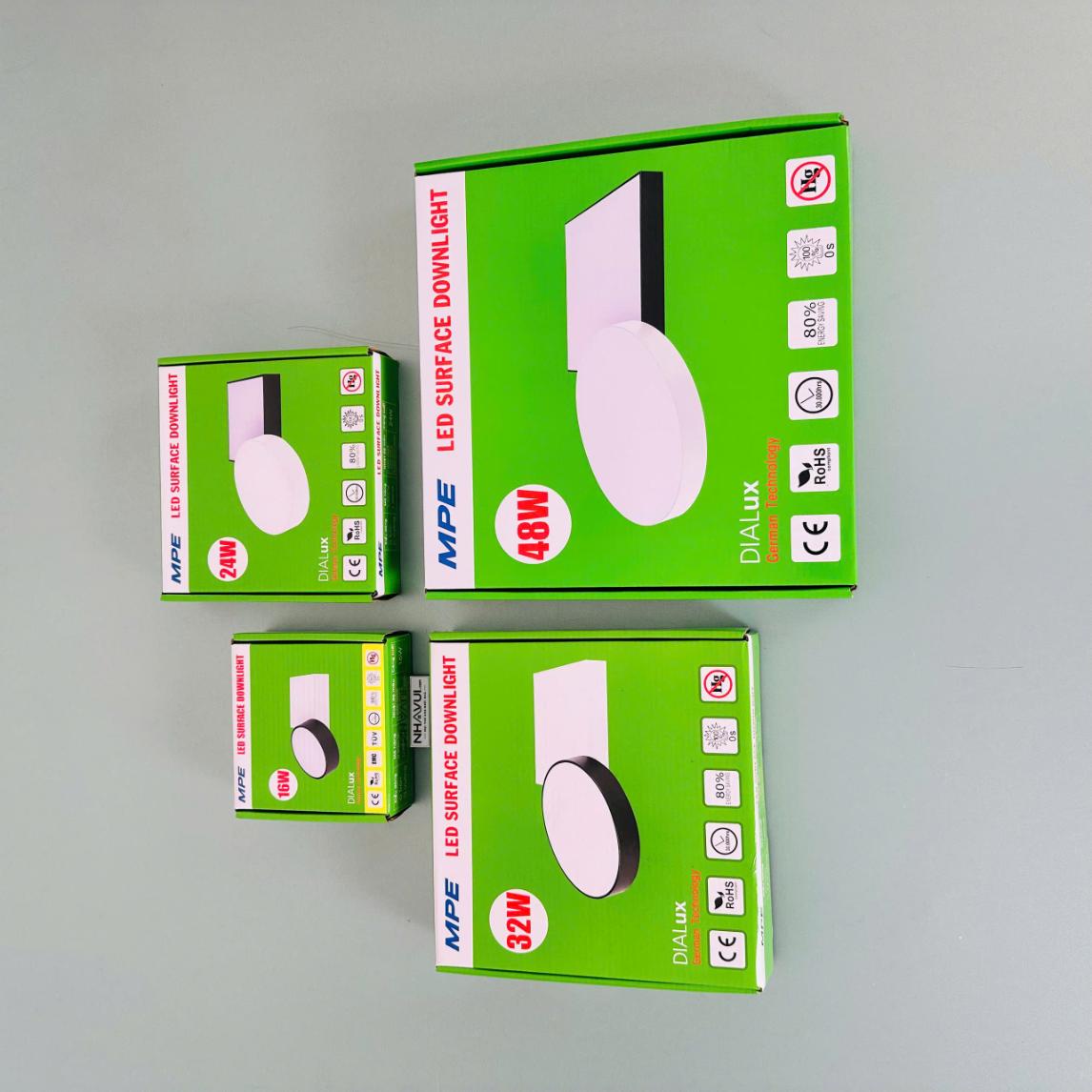 Đèn LED ốp nổi tràn viền MPE Seri SSDL mặt vuông