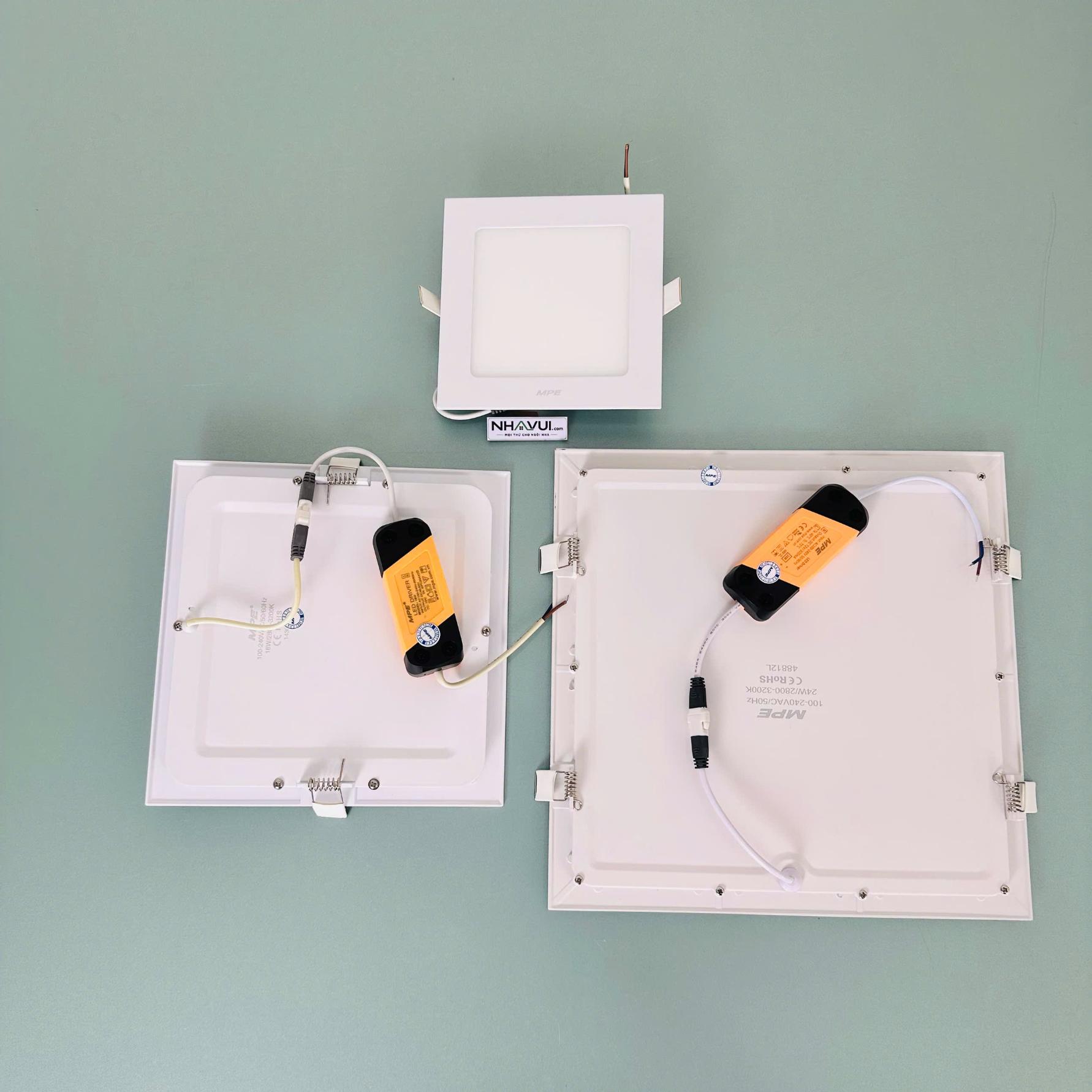Đèn LED Panel âm trần vuông MPE Seri SPL